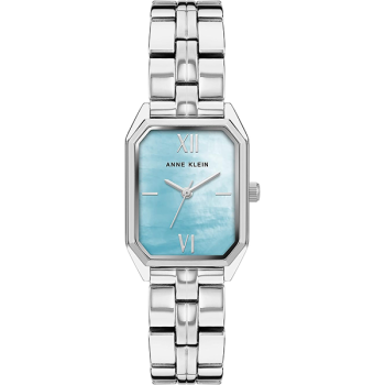 Anne Klein Women's Bracelet Watch, Silver/Aqua