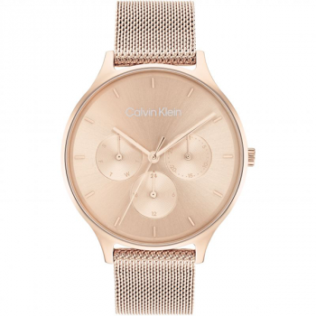 Calvin Klein Carnation Gold Mesh Women's Multi-function Watch