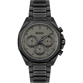 Hugo Boss Black Steel Grey Dial Chronograph Men's Watch