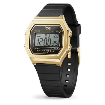 "ICE digit retro - Black gold