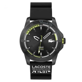 Lacoste Regatta Black Silicone Men's Watch