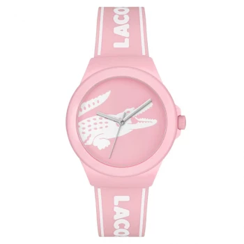 Lacoste White & Pink Silicone Band Pink Dial Women's Watch