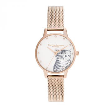 Illustrated Animals Pale Rose Gold