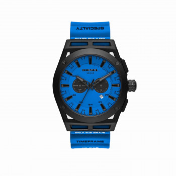 Diesel Timeframe Chronograph Blue Silicone Watch